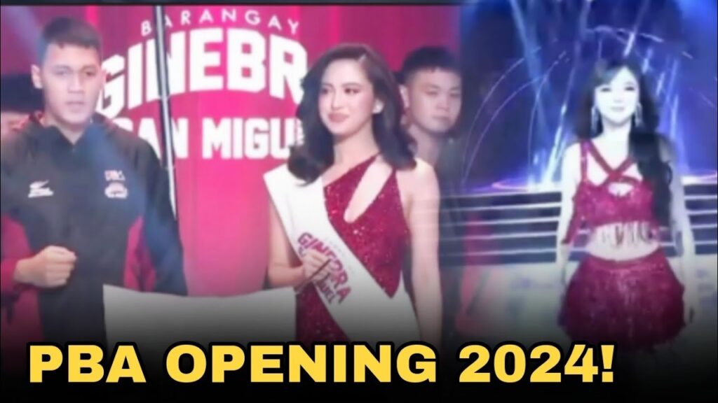 Pinainit ni Angelica Khang ang PBA opening 2024! l Julie Anne San Jose ang Ganda Ng mga muse! l PBA Pinainit ni Angelica Khang ang PBA opening 2024! l Julie Anne San Jose ang Ganda Ng mga muse! l PBA