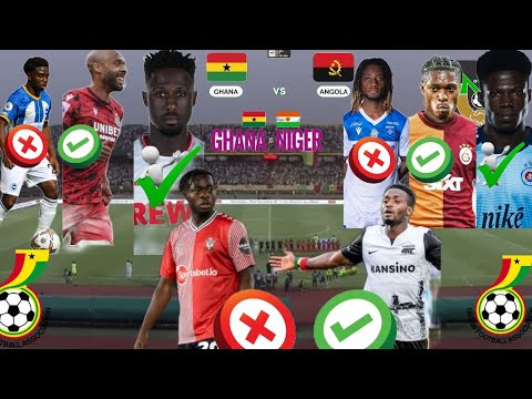 3 Ghana🇬🇭 Black Stars Players Likely to Miss Otto Addo 26 Man Squad Against Angola 🇦🇴 & Niger🇳🇪