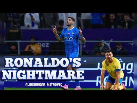 🆕️ C. Ronaldo's "NIGHTMARE "● Aleksandar Mitrovic  [ 4K ]    #cristianoronaldo #mitrovic #goals