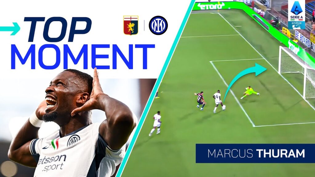 Thuram beats the keeper with a perfect lob | Top Moment | Genoa-Inter | Serie A 2024/25