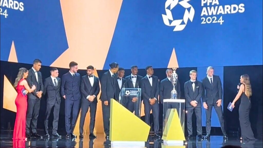 The PFA Premier League Team of the Year 🏆 | PFA Awards Ceremony 2024 | Phil Foden Player of the Year