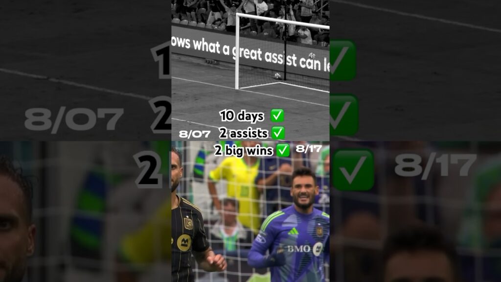 Hugo Lloris 2 GOALKEEPER assists in 10 days for 2 big @LeaguesCup wins with @LAFC!