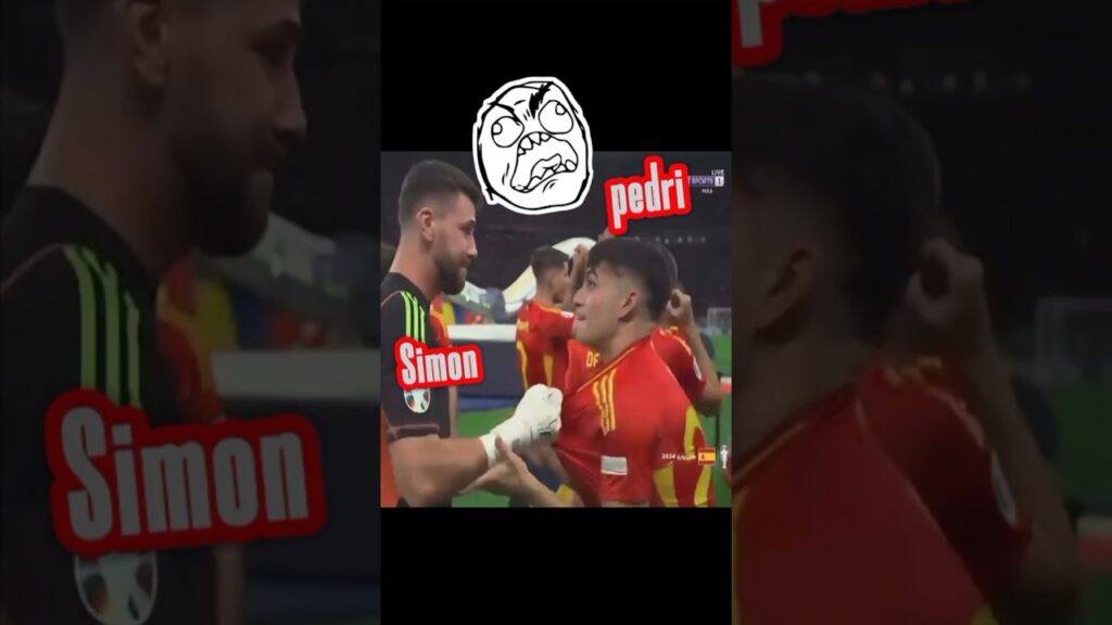 Unai Simon💔Pedri | Moments 💀☠️ #euro2024#futbol#edit#footballedits#shorts