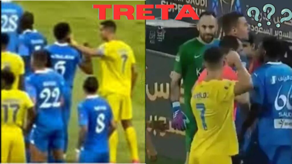 Cristiano Ronaldo cai em PROVOCAÇÕES de Ali Al-Bulaihi