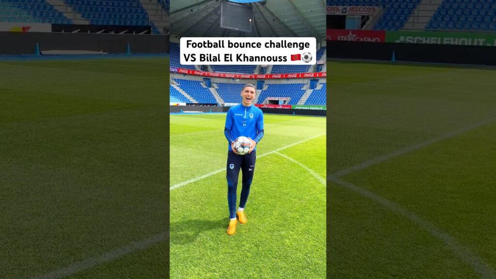 FOOTBALL BOUNCE CHALLENGE VS BILAL EL KHANNOUSS🇲🇦