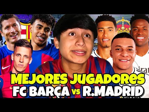 BARCELONA VS MADRID QUE PLANTILLA ES MEJOR? (2024) DEBATE!