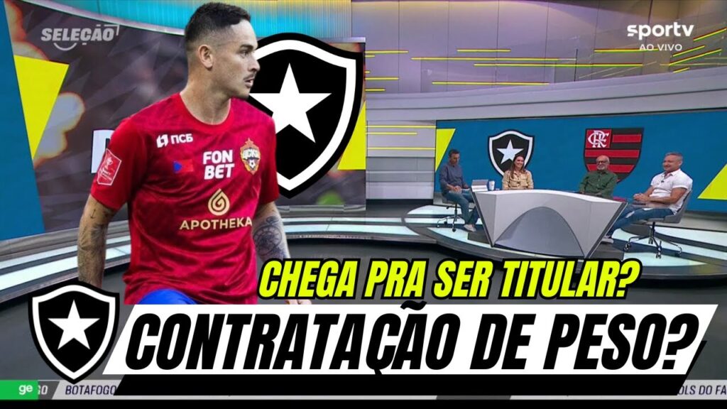 BOTAFOGO NEGOCIA CONTRATAÇÃO DE ATLETA DE 23 ANOS