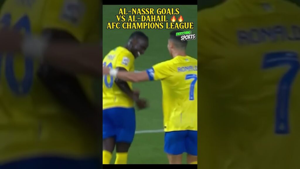 AL-NASSR GOALS RECAP 🔥🔥RONALDO BRACE FOR A 4-3 WIN VS AL-DOHAIL HIGHLIGHTS #cr7 #alnassr #aldohail