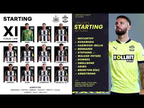 Newcastle United VS Southampton - Premier League 2024/25 - Talksport commentary