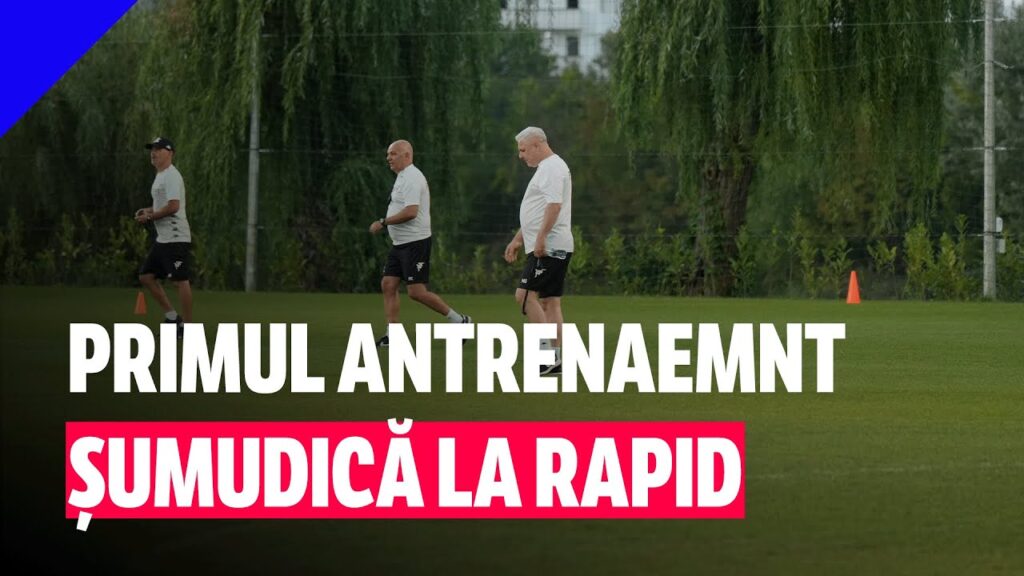 Primul antremanet condus de Marius Șumudică pentru Rapid | GOLAZO.ro