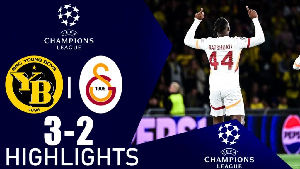 Michy Batshuayi Golü | Young Boys - Galatasaray 3-2 MAÇ ÖZETI | UEFA Şampiyonlar Ligi 2024/25