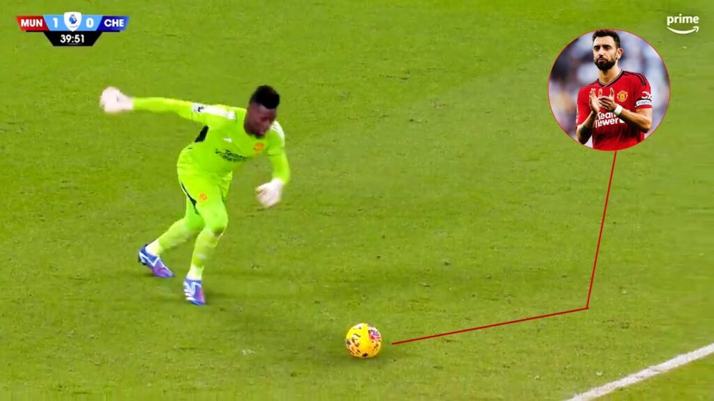 Andre Onana's ART of Passing in 5:40 minute (2023/24)