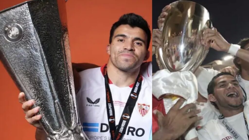 Conexión europea: Acuña dejó Sevilla como el mejor lateral de su historia tras Dani Alves; así llega