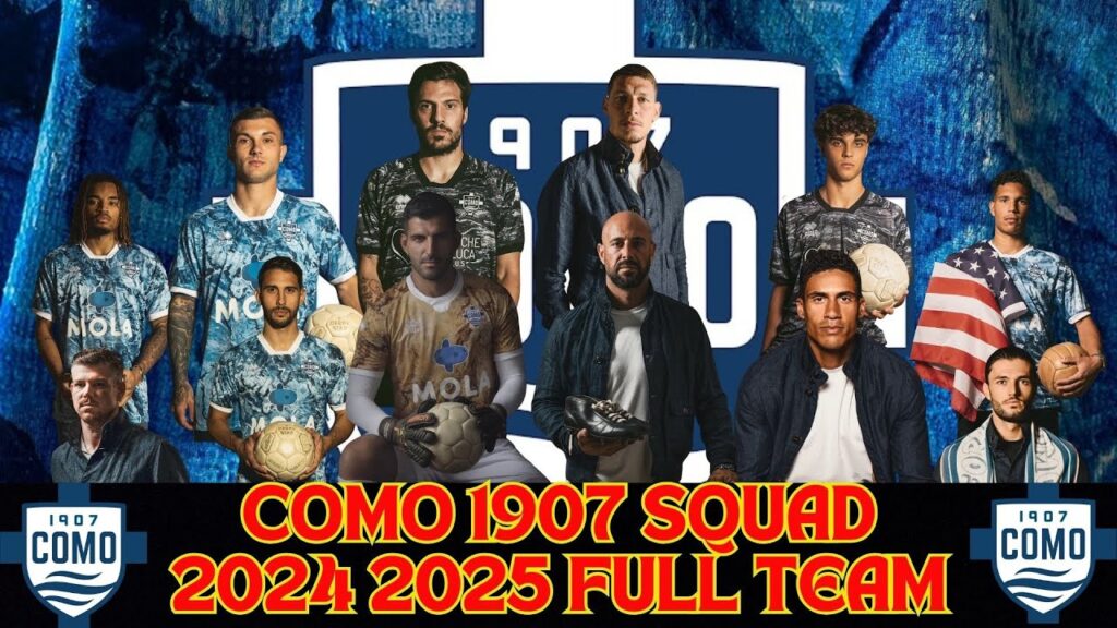 COMO 1907 SQUAD 2024/2025 FULL TEAM #como #como1907 #fabregas #varane #belotti #emilaudero #alijasim