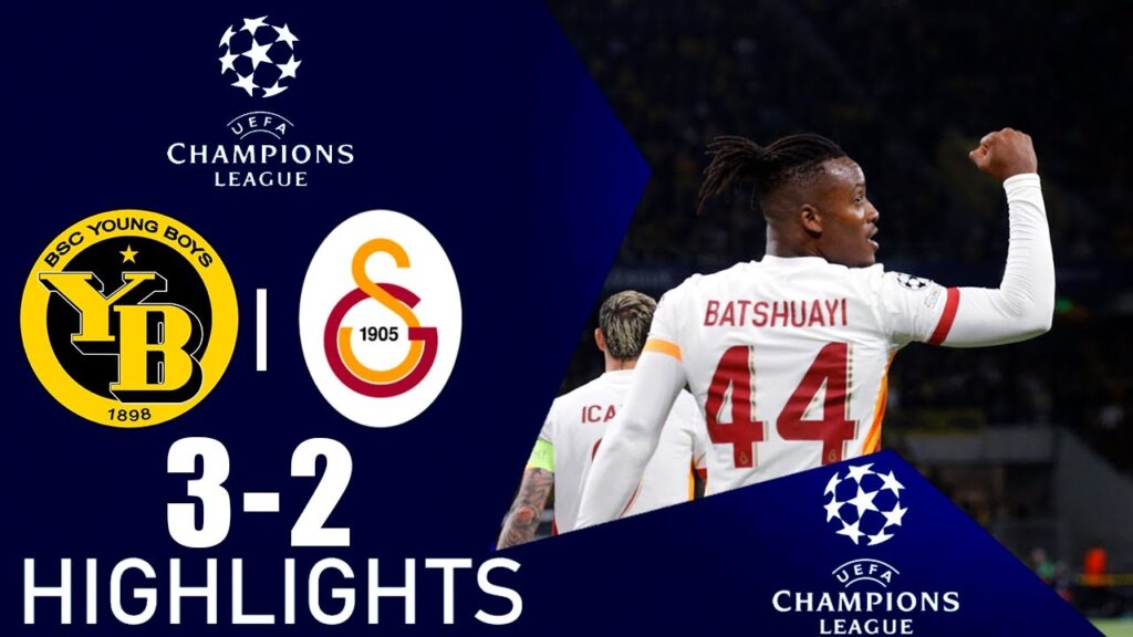 Michy Batshuayi Golü | Young Boys - Galatasaray 3-2 MAÇ ÖZETI | UEFA Şampiyonlar Ligi 2024/25