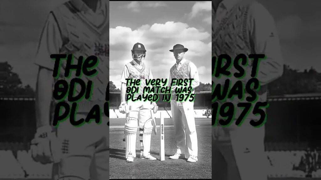 #CricketHistory #firstodia #CricketLegends #HistoricMatch #CricketFacts #ODIHistory #gavi #vinicious