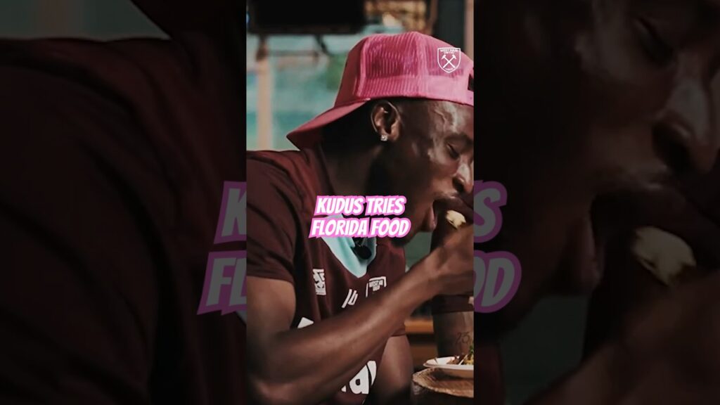 Mo Kudus reacts to Florida food 😋 #foodvlog