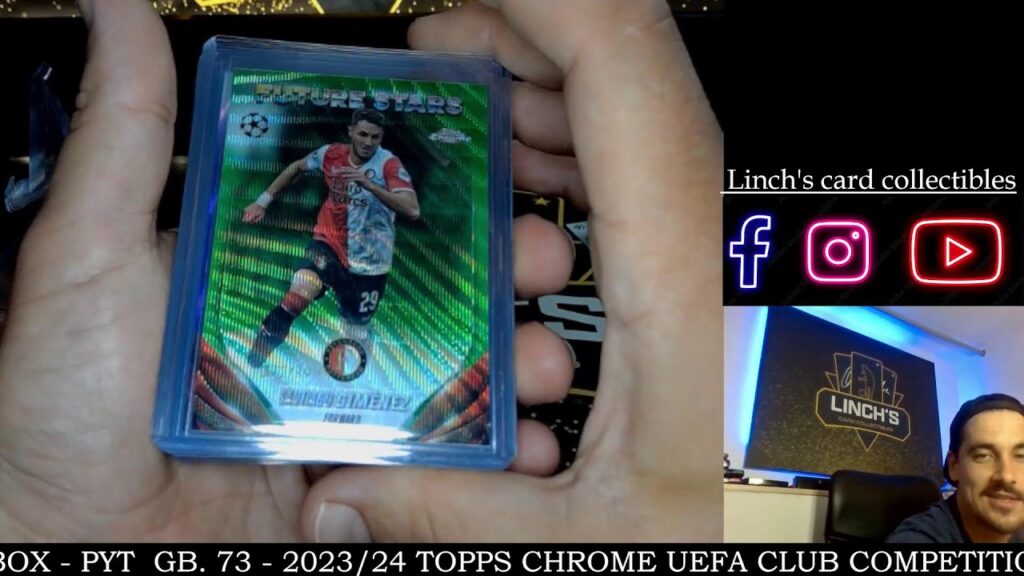 GB. 73 - 2023/24 TOPPS CHROME UEFA CLUB COMPETITION - 1X JUMBO BOX - PYT
