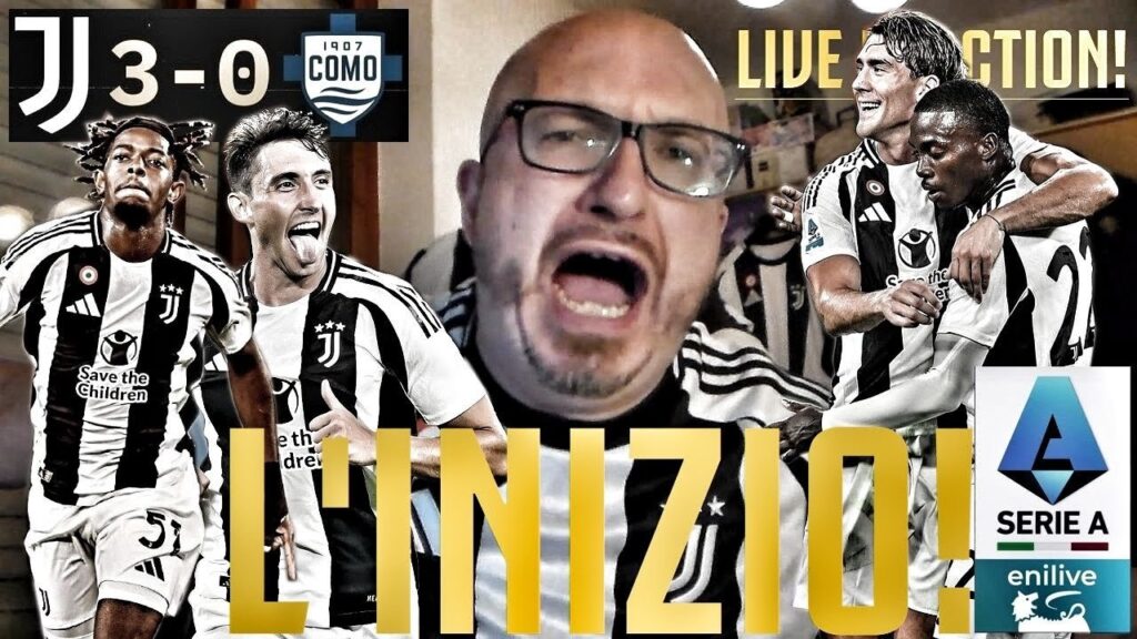 CHE JUVE!!! CHE INIZIO!!! | JUVENTUS - Como 3-0 | THE POSTMAN LIVE REACTION HD!!!
