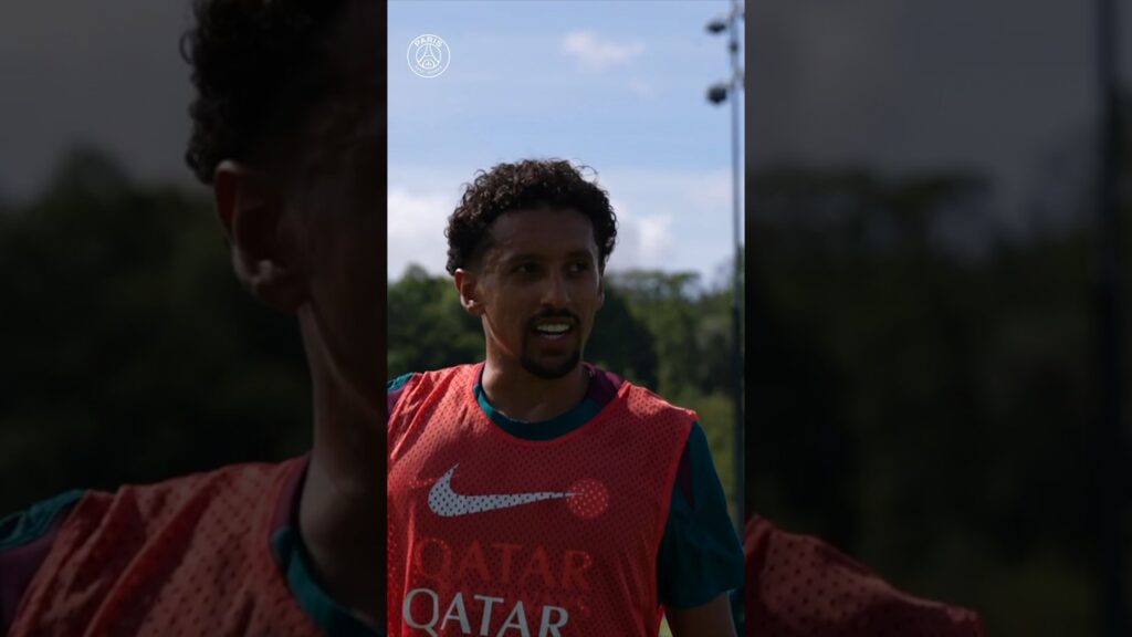 🤣 Marquinhos’ advice to Lucas Beraldo! #marquinhos #beraldo