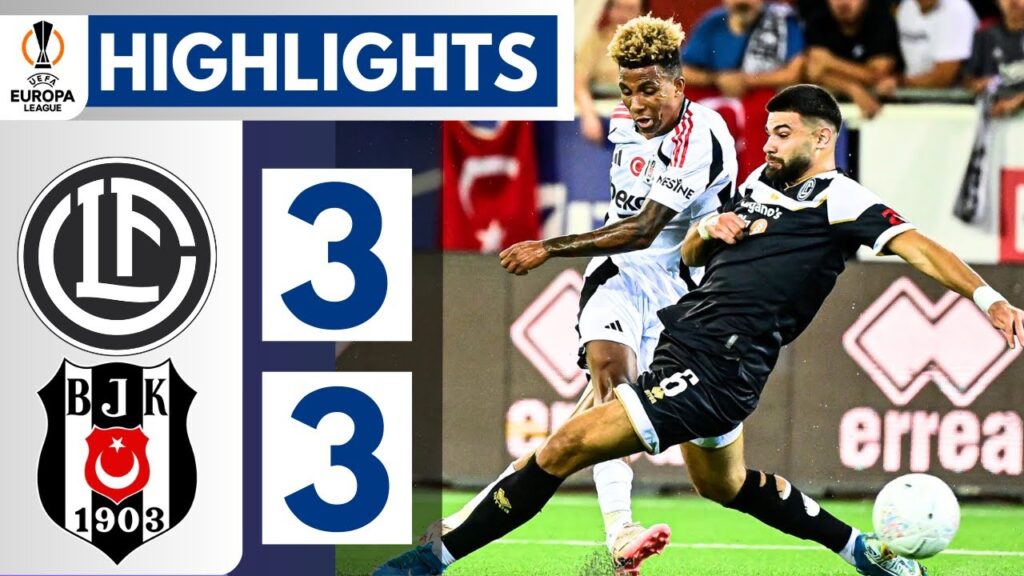 ⚫Lugano vs Beşiktaş (3-3) All GOALS & Extended HIGHLIGHTS || Europa League!