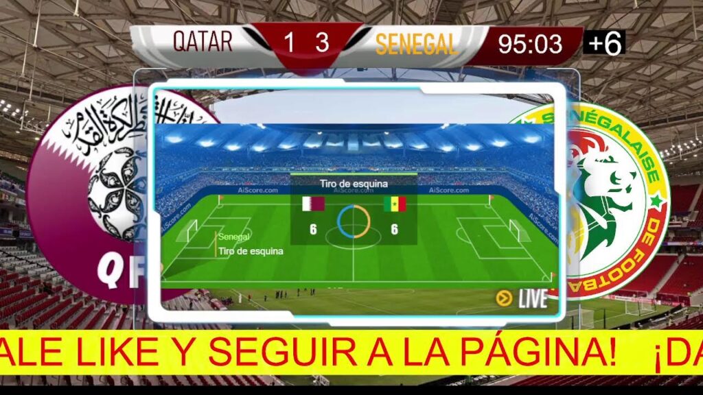 ¡MUNDIAL DE QATAR 2022!: QATAR VS SENEGAL