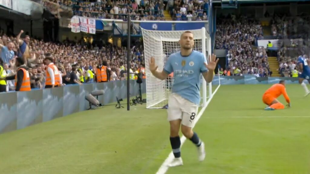 Mateo Kovacic Goal vs Chelsea, Mateo Kovacic silent celebration, Chelsea vs Man City, EPL Highlights