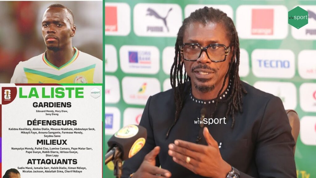 Mondial 2026 : Liste des 26 joueurs convoqués par Aliou cissé