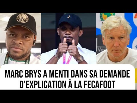 Marc Brys a menti dans sa demande d’explication à la FECAFOOT , Thierry Ndoh ne reconnaît pas…