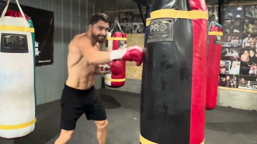 140 beast Oscar Duarte working hard ready for any 140 champ