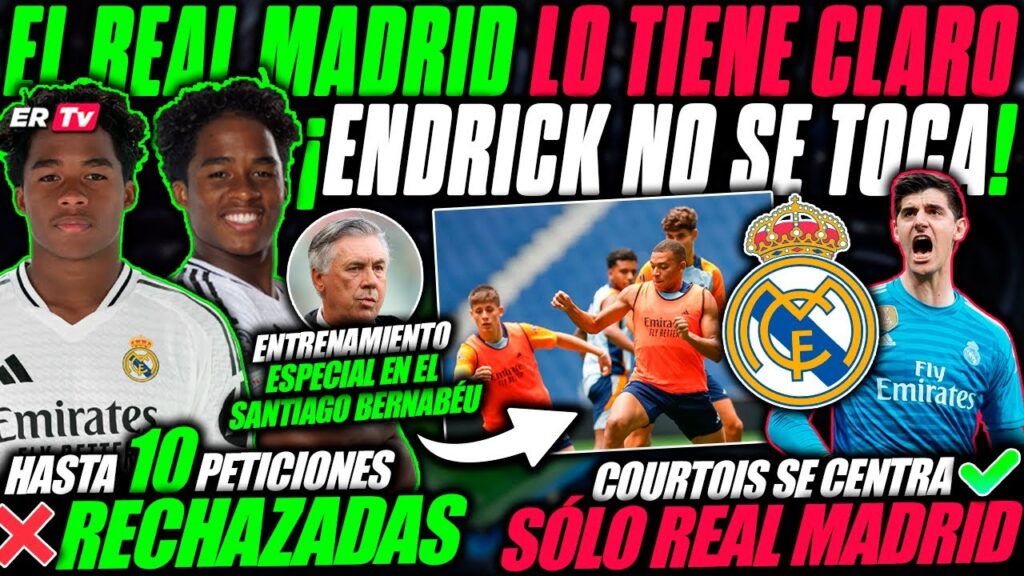 ¡ENDRICK NO SE TOCA! EL REAL MADRID CONFÍA PLENAMENTE en sus CONDICIONES y DESCARTA su SALIDA