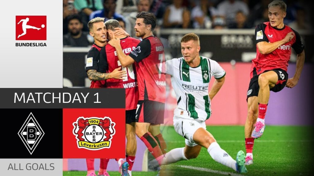 Borussia M'gladbach - Bayer Leverkusen 2-3 Highlights Bundesliga 2024