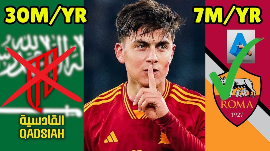Paulo Dybala Rejects $89Million Offer From Saudi Arabia