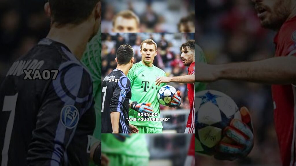 Ronaldo Showing Them.How To Destroy Manuel Neuer 🥶☠️ #shorts #ronaldo #messi #shortsvideo