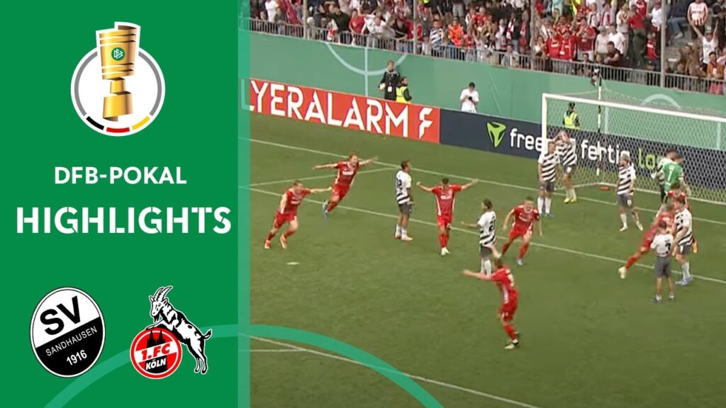 Olesen saves Cologne late on | SV Sandhausen vs. 1. FC Köln 2-3 | Highlights | DFB-Pokal First Round