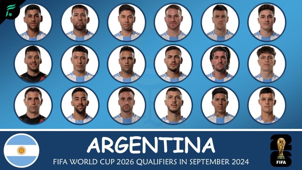 🔴 ARGENTINA 🇦🇷 SQUAD ● FIFA World Cup 2026 Qualifiers in September 2024 | FAN Football
