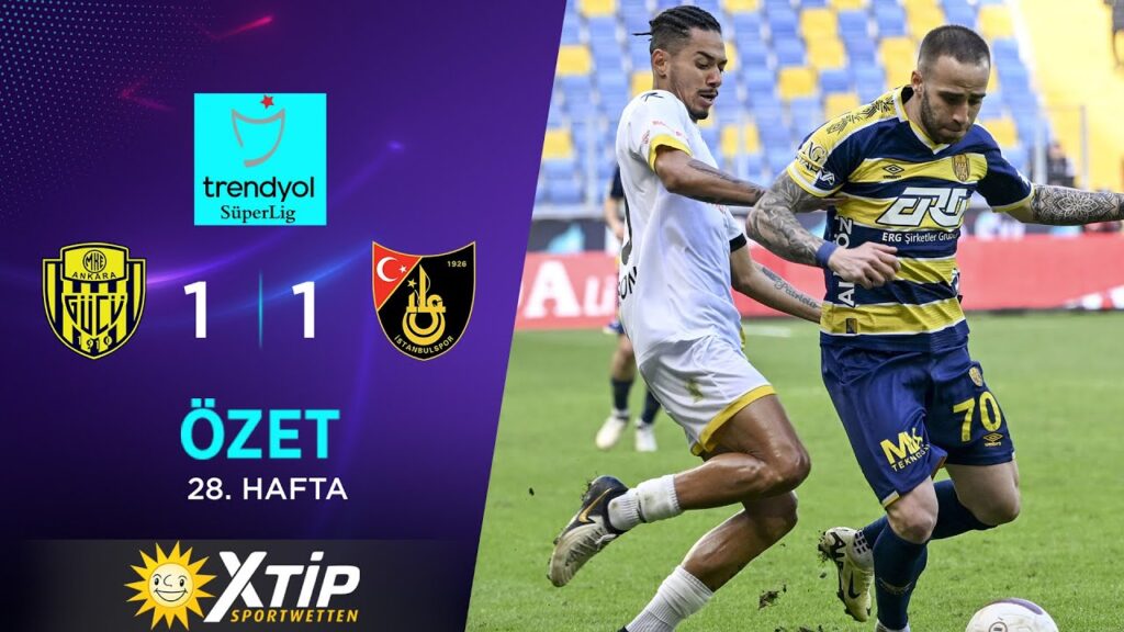 MERKUR BETS | MKE Ankaragücü (1-1) İstanbulspor - Highlights/Özet | Trendyol Süper Lig - 2023/24