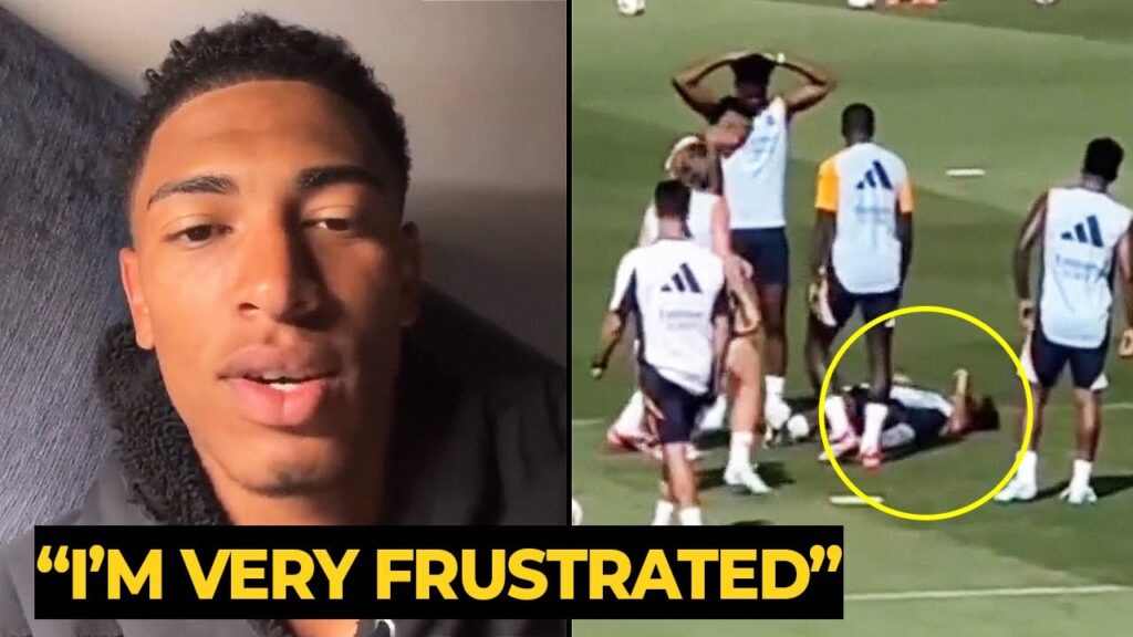 Jude Bellingham reaction after his INJURY during training ahead Valladolid | Football News Today