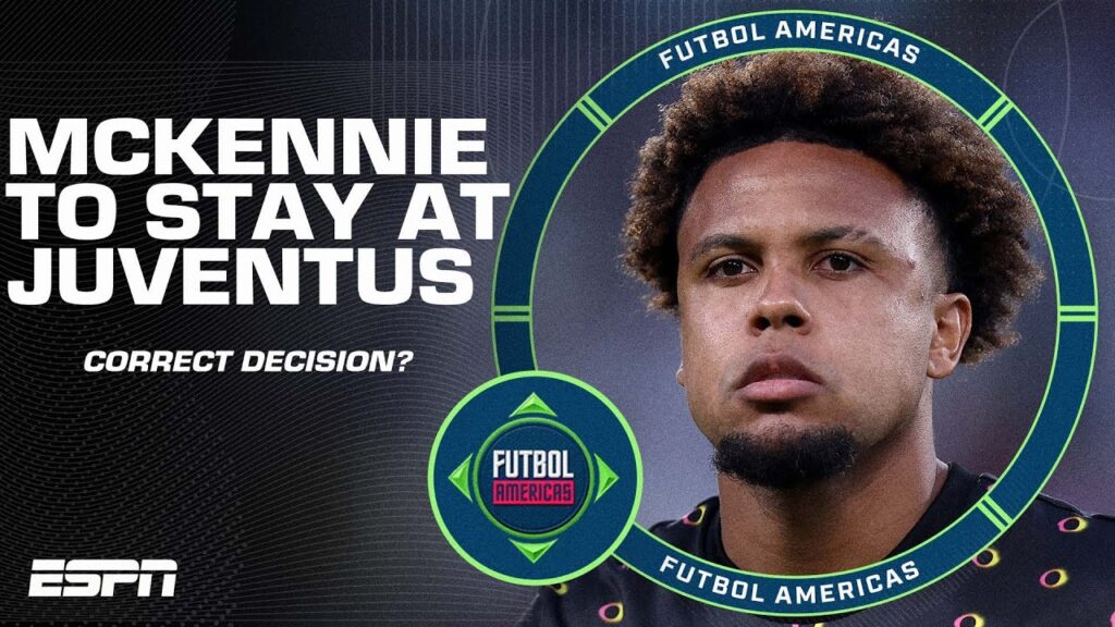 Weston McKennie to sign NEW DEAL at Juventus! Correct decision by the USMNT midfielder? | ESPN FC