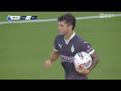 Christian Pulisic Goal, Parma vs Milan (1-1) All Goals and Extended Highlights
