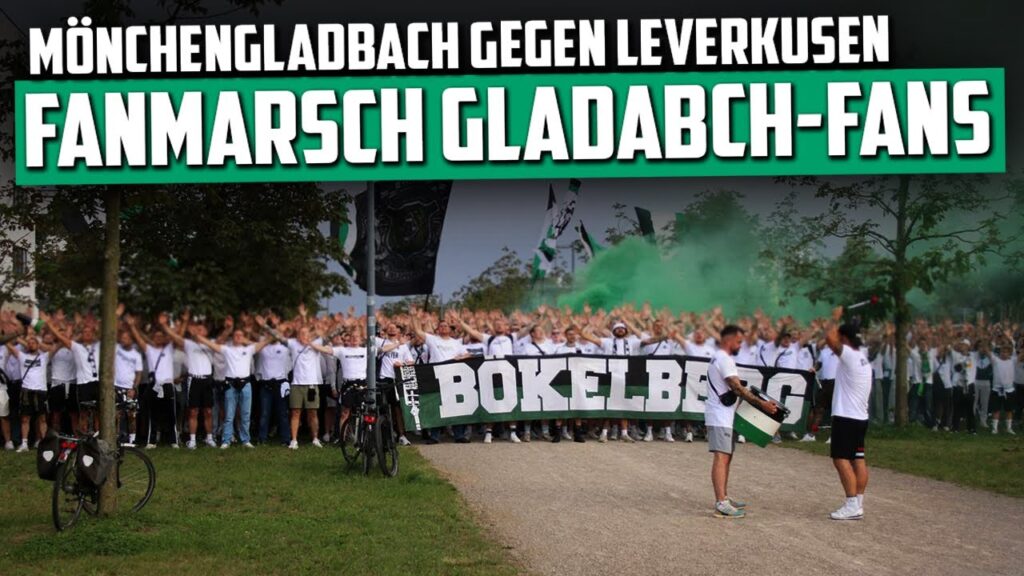 Fanmarsch Gladabch-Fans zum Borussia-Park! (Borussia Mönchengladbach - Bayer Leverkusen 2:3)