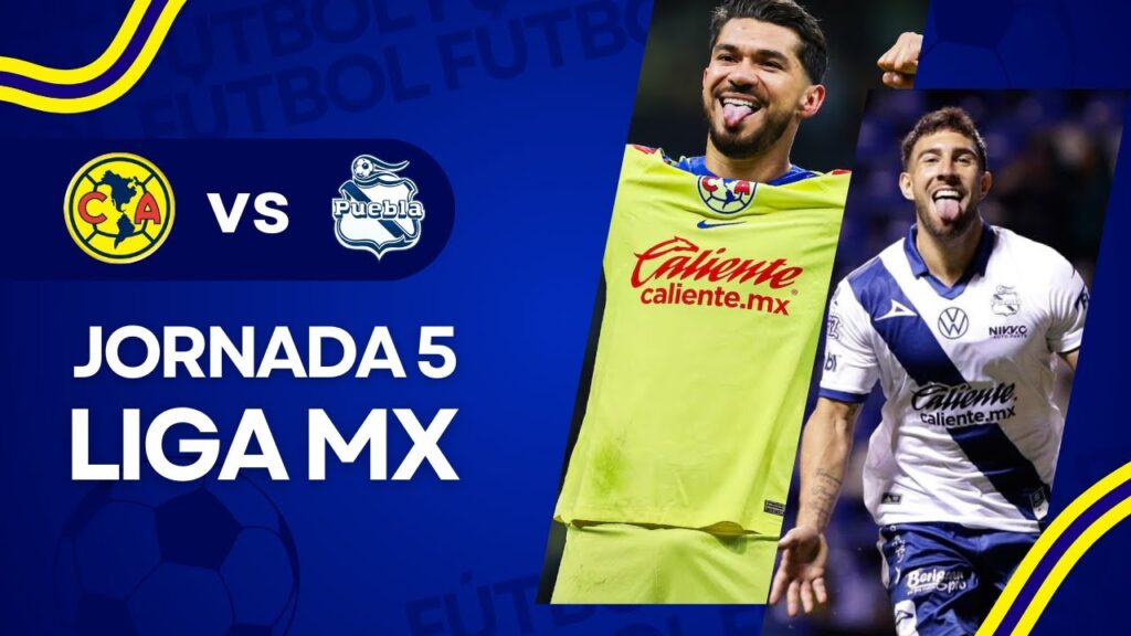 AMÉRICA VS PUEBLA EN VIVO JORNADA 5