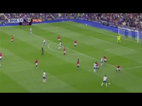 三笘薫のゴールアシスト、ブライトン対マンチェスター・ユナイテッド（2-1）のゴールとハイライト