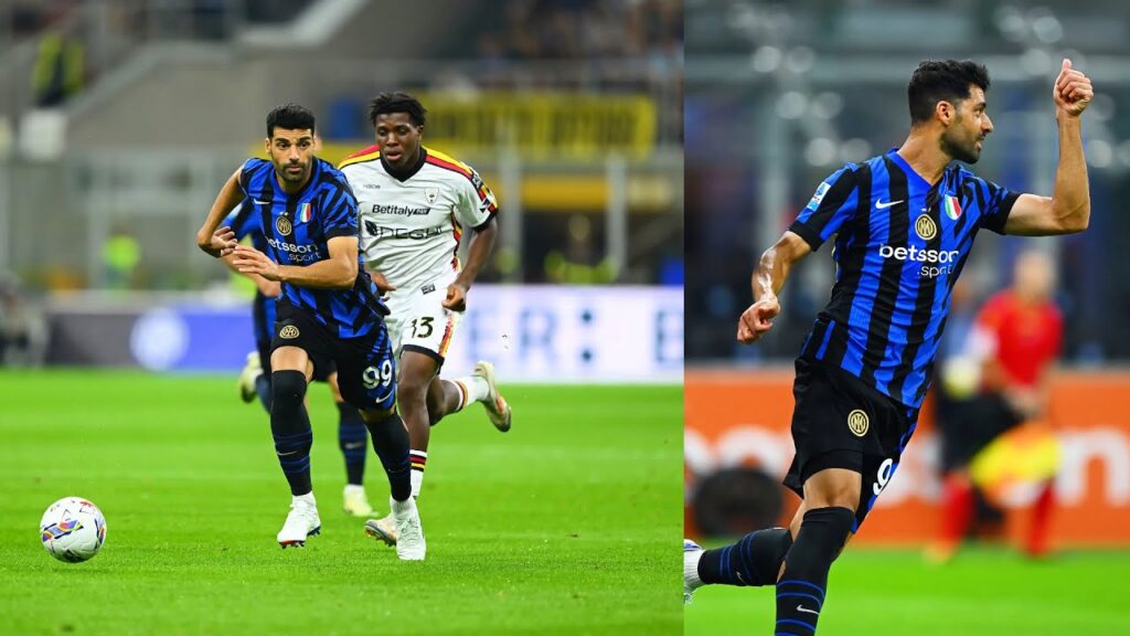 حضور پرشور 90 دقیقه ای طارمی در بازی اینتر - لچه | چیزی نبود تا یه گل قیچی بزه