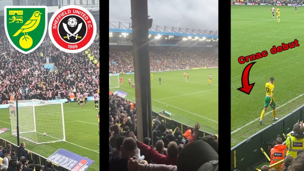 OLLIE ARBLASTER STRIKE SETTLES A DRAW AT HOME | Norwich City 1-1 Sheffield United | Matchday vlog