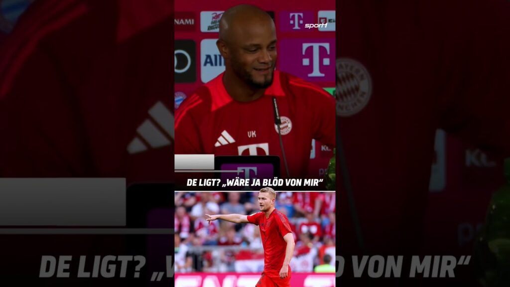 Wollte Vincent Kompany Innenverteidiger Matthijs de Ligt behalten? #shorts