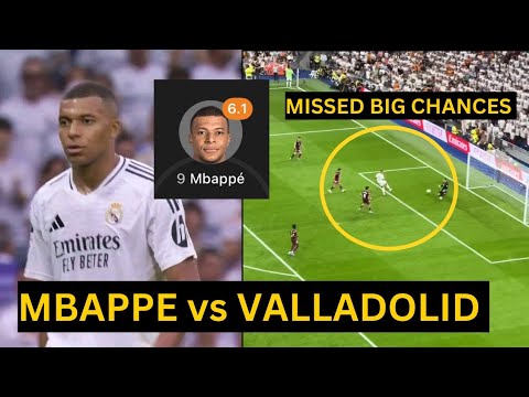 Madrid Fans FURIOUS at MBAPPE after Missed CHANCES & BORED PERFORMANCE for Real Madrid vs Valladolid