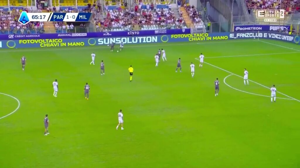 Christian Pulisic GOAL for AC Milan vs Parma