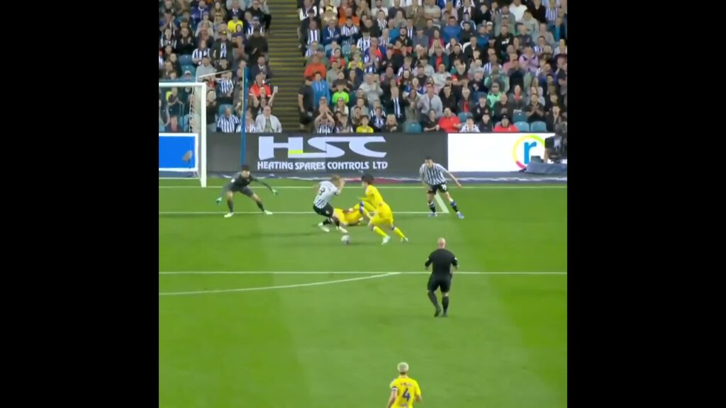 Leeds United’s Brenden Aaronson scores blistering counter to lead against Sheffield Wednesday! #LUFC