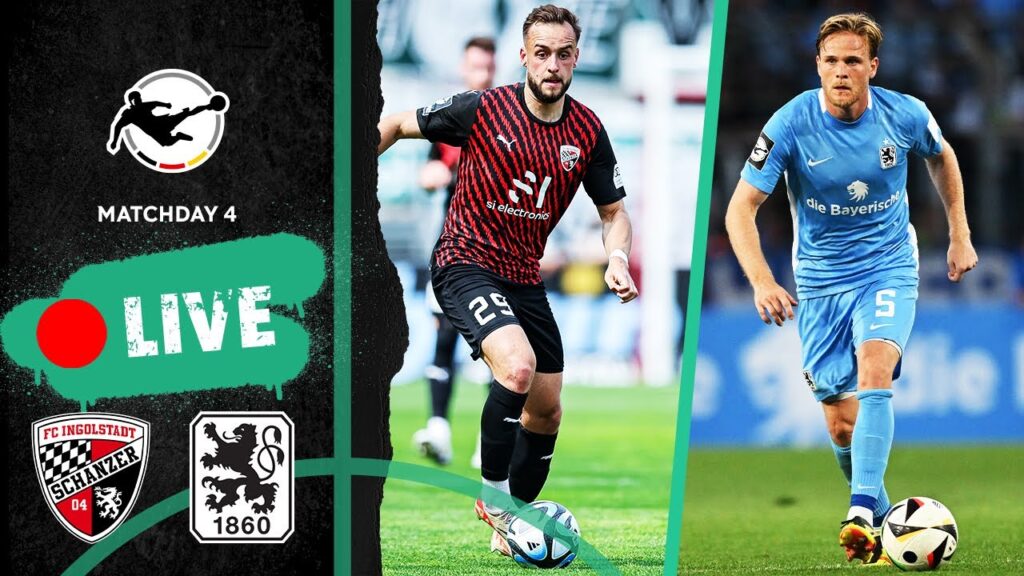 LIVE 🔴 FC Ingolstadt vs. 1860 München | Full Game | 3rd Division 2024/25